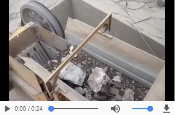 顎式破碎機現場運作視頻