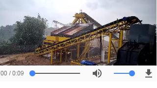 石料廠現場視頻雙振動篩